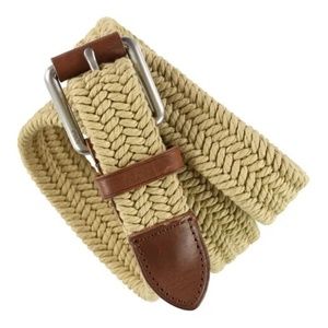 Polo Ralph Lauren Braided Belt Leather Trim